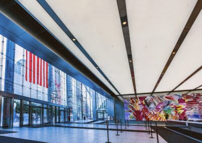 3 World Trade Center Lobby, NYC | Photo ©  Harry Vitebski | Image is Property of Apogee Lighting Holdings