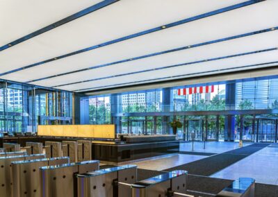 3 World Trade Center Lobby, NYC | Photo ©  Harry Vitebski | Image is Property of Apogee Lighting Holdings