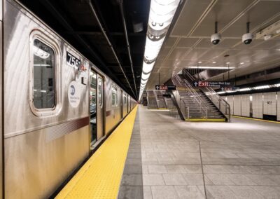 34th St Hudson Yards Subway Station, NYC | Photo ©  Harry Vitebski | Image is Property of Apogee Lighting Holdings