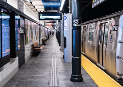 53 St Subway Stations, Brooklyn, NY | Photo ©  Harry Vitebski | Image is Property of Apogee Lighting Holdings