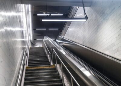 Cortlandt Street Subway Station, NYC | Photo ©  Harry Vitebski | Image is Property of Apogee Lighting Holdings