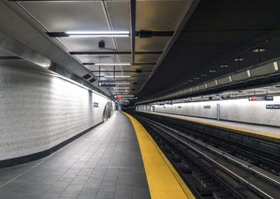 Cortlandt Street Subway Station, NYC | Photo ©  Harry Vitebski | Image is Property of Apogee Lighting Holdings