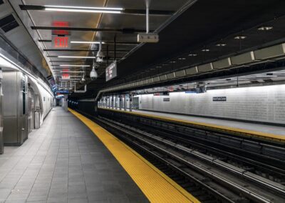 Cortlandt Street Subway Station, NYC | Photo ©  Harry Vitebski | Image is Property of Apogee Lighting Holdings
