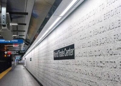 Cortlandt Street Subway Station, NYC | Photo ©  Harry Vitebski | Image is Property of Apogee Lighting Holdings